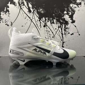Nike Alpha Menace‎ 4 Elite Football Cleats White Mens Size 12 FD7036-100